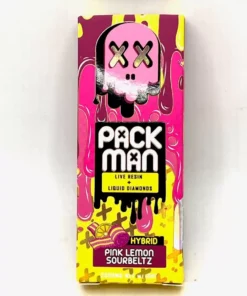 Packman Pink Lemon Sourbeltz Disposable UK (HYBRID) - Packman Cart UK