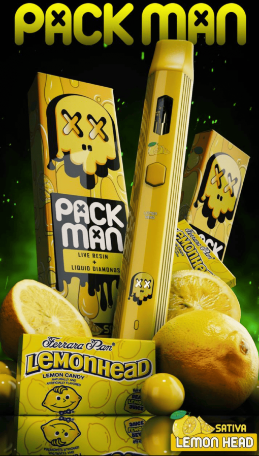 Packman Lemon Head Disposable - Sweet & Sedative Flavor